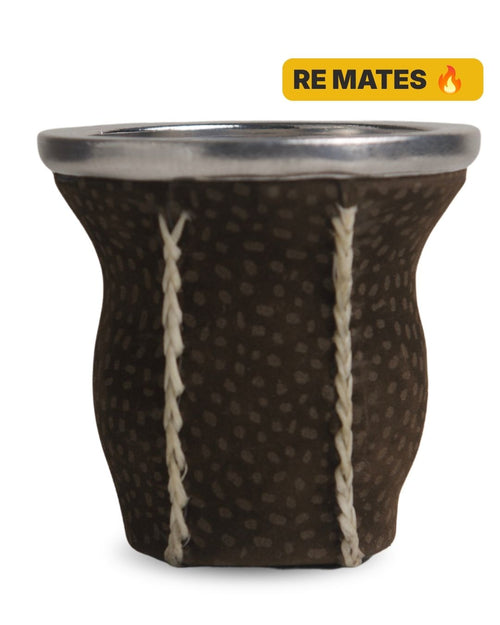 Mate de vidrio copa eco carpincho, foto principal sobre fondo blanco