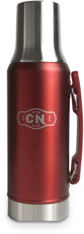 Termo Mate System Rojo 1.2 L – Acero inoxidable