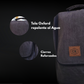 Bolso Matero Gris OSCURO Premium | Impermeable y Térmico | Tela Oxford Resistente