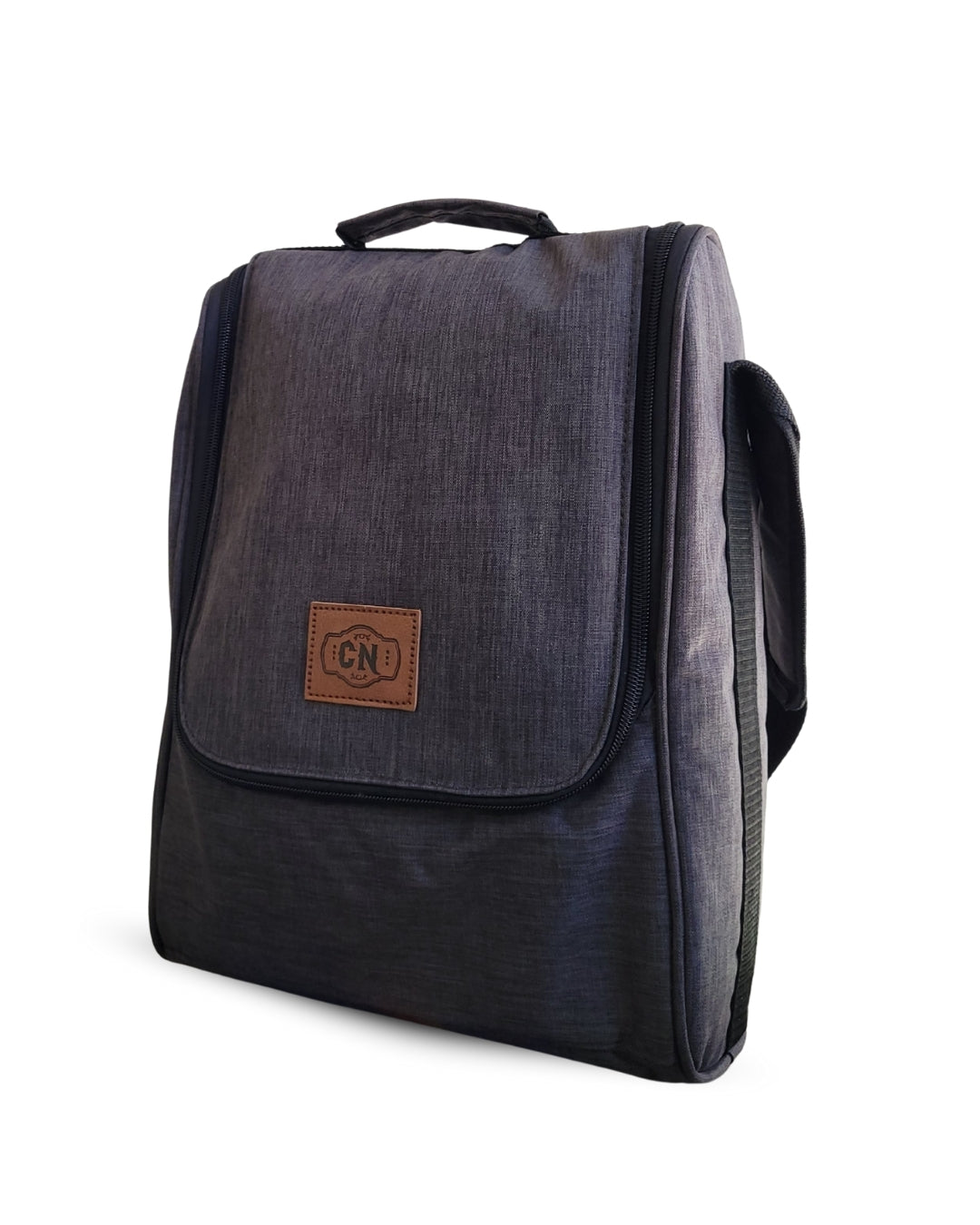 Bolso Matero Gris OSCURO Premium | Impermeable y Térmico | Tela Oxford Resistente