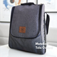 Bolso Matero Gris Claro Premium | Impermeable y Térmico | Tela Oxford Resistente