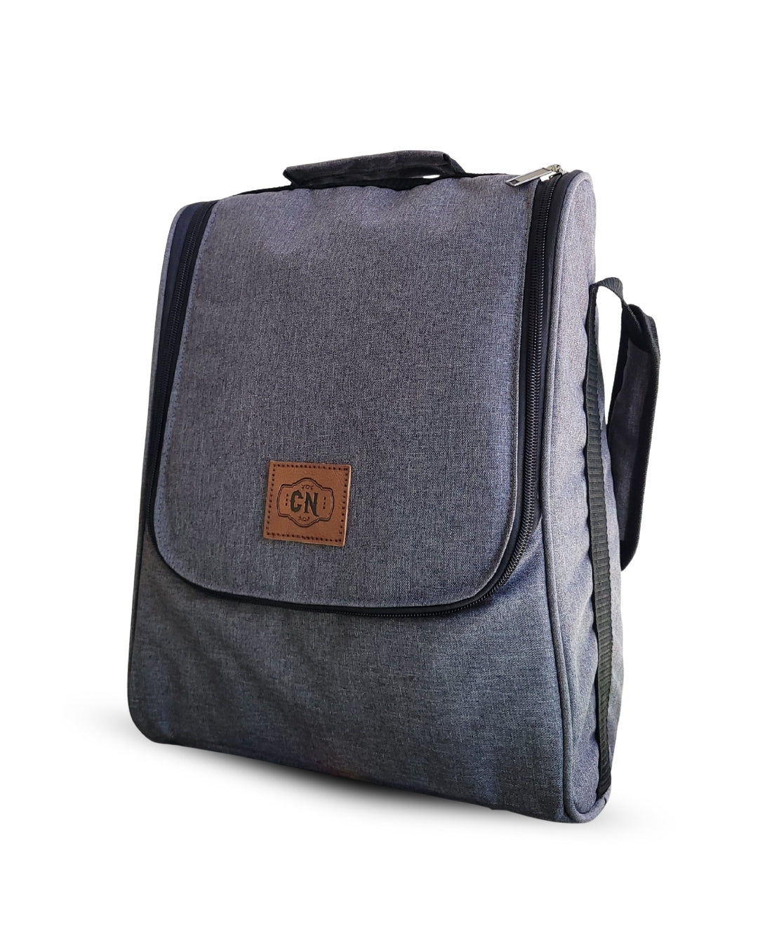 Bolso Matero Gris Claro Premium | Impermeable y Térmico | Tela Oxford Resistente