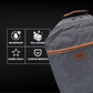 Mochila Matera Gris – Premium con Aislamiento Térmico