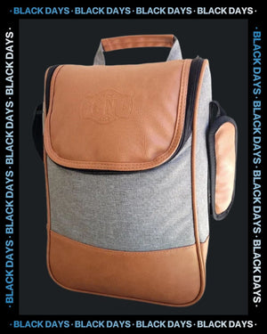 Bolso Matero Gris Premium | Impermeable y Térmico | Eco Cuero Resistente