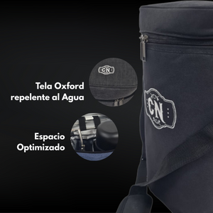 Portatermo Negro Doble Compartimiento – Tela Oxford Aislada