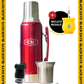 Set Matero Acero Inoxidable Rubí | Termo 1.2L + Mate Sabio + Bombilla y Cepillo