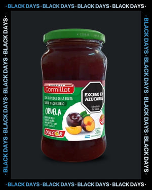 Mermelada Dulcor Light de Ciruela, Libre de Gluten 390 Gr.