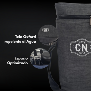 Portatermo Gris Oscuro Compartimiento – Tela Oxford Aislada