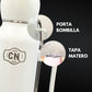 Termo Mate Todo en Uno Blanco 1.3 L – Acero Inoxidable