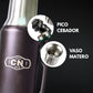 Set Matero Acero Inoxidable Negro | Termo 1.2L + Mate Sabio + Bombilla y Cepillo