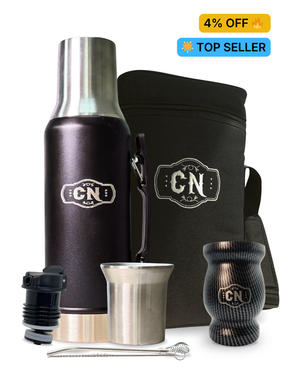 Kit Black Matero: Estilo, diseño y todo listo para llevar tu mate a otro nivel 🖤