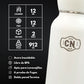 Termo Mate Todo en Uno Blanco 1.3 L – Acero Inoxidable