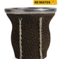 Mate de vidrio copa eco carpincho, foto principal sobre fondo blanco