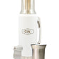 Set Matero Acero Inoxidable Blanco | Termo 1.2L + Mate Sabio + Bombilla y Cepillo