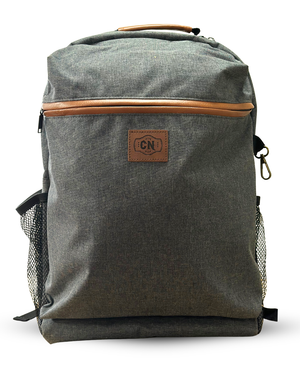 Mochila Matera | Premium Gris | Térmica, Acolchada y Súper Versátil