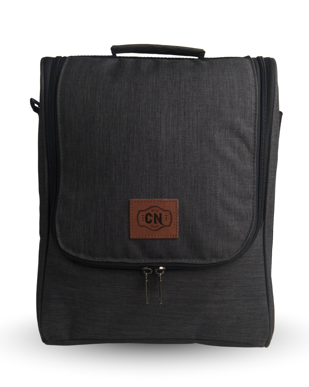 Bolso Matero Gris OSCURO Premium | Impermeable y Térmico | Tela Oxford Resistente