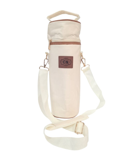 Bolso Portatermo Beige | Tela Oxford con Correa Ajustable