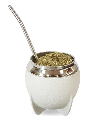 Kit 3 Piezas Torpedo | Mate Acero Inoxidable 250 ml + Bombilla + Cepillo | Diseño Compacto y Reforzado — lifestyle
