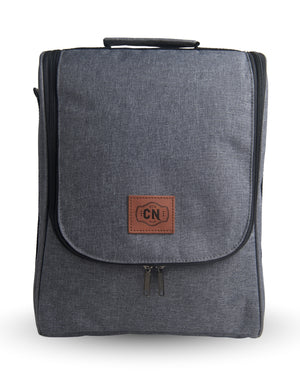 Bolso Matero Gris Claro Premium | Impermeable y Térmico | Tela Oxford Resistente