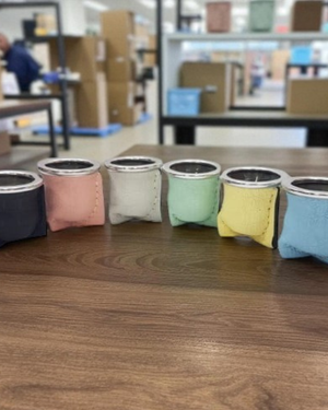 Pack x2 Mates de Vidrio Camionero Goma Eva | Protección Térmica + Virola de Aluminio