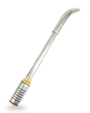 BOMBILLA ACERO INOXIDABLE TAMBOR PICO DE LORO  20cm