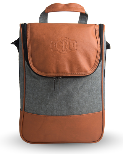 Bolso Matero Gris Premium | Impermeable y Térmico | Eco Cuero Resistente