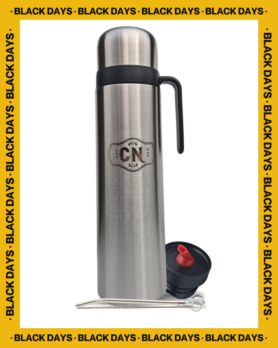 Set Termo de Acero + Mate Sabio | Tradición y Practicidad en un Solo Pack