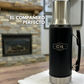 Termo Mate System Negro 1.2 L – Acero inoxidable