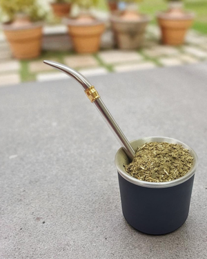 Mate Terraza Negro | Diseño Moderno + Alta Resistencia | 200 ml