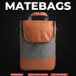 Bolso Matero Gris Premium | Impermeable y Térmico | Eco Cuero Resistente
