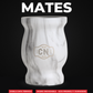 Mate de acero inoxidable marmolado blanco: portada con sus beneficios principales