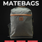 Mochila matera premium gris: portada con sus beneficios principales