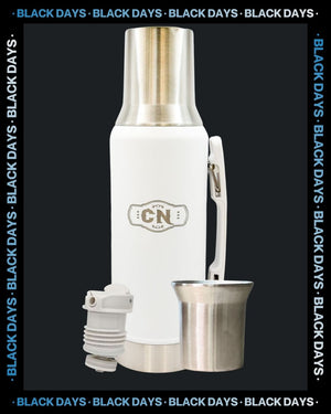 Termo Mate System Blanco 1.2 L – Acero inoxidable