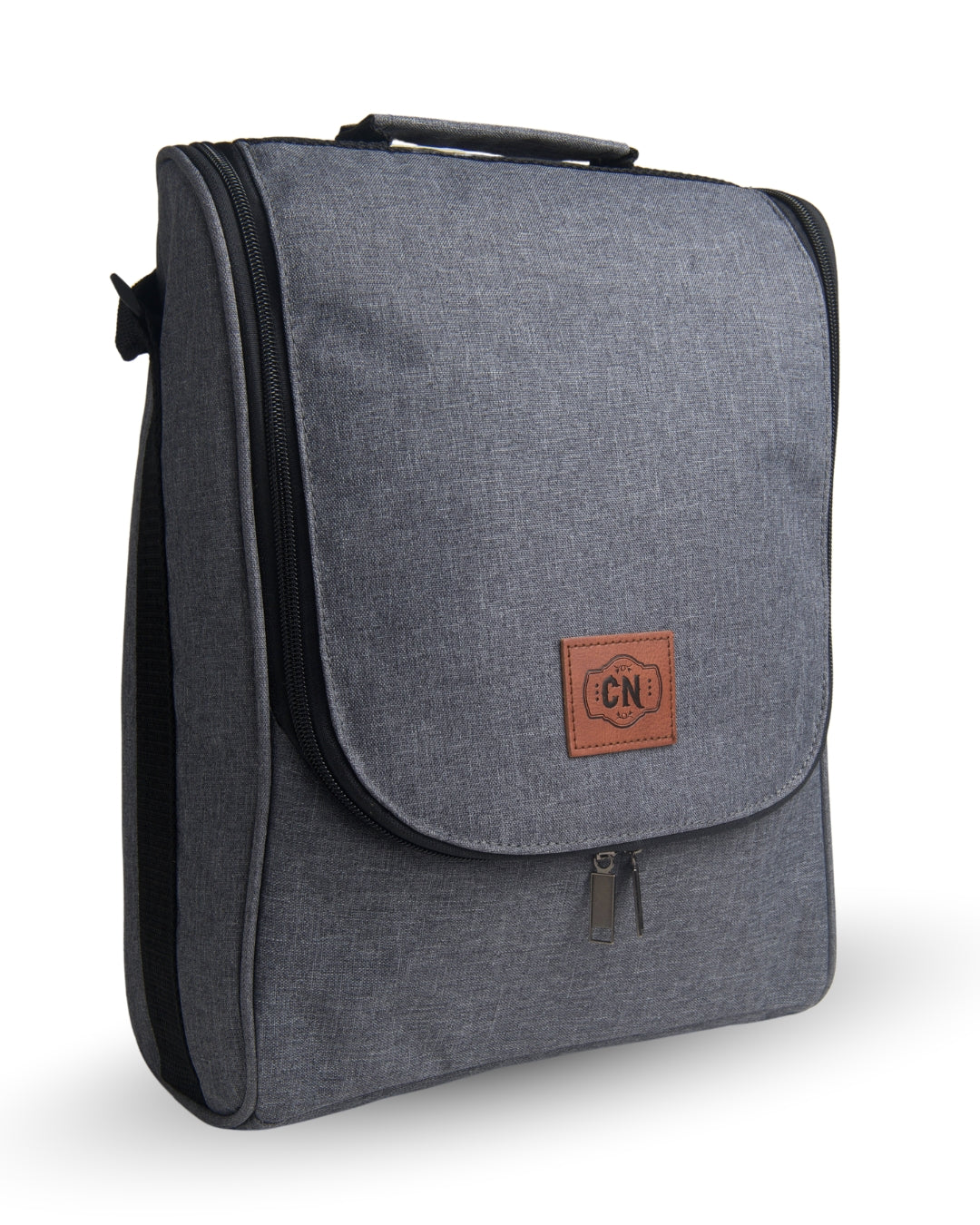 Bolso Matero Gris Claro Premium | Impermeable y Térmico | Tela Oxford Resistente