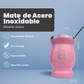 Set Mate Acero + Termo 1L + Bolso Matero + Yerba CBSe x2 | Kit Completo