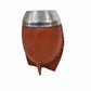Mate Calabaza torpedo Forrado Cuero