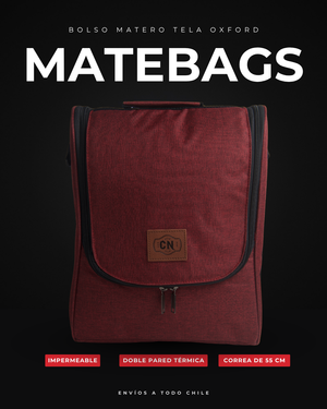 Bolso matero Oxford bordó: portada con sus beneficios principales