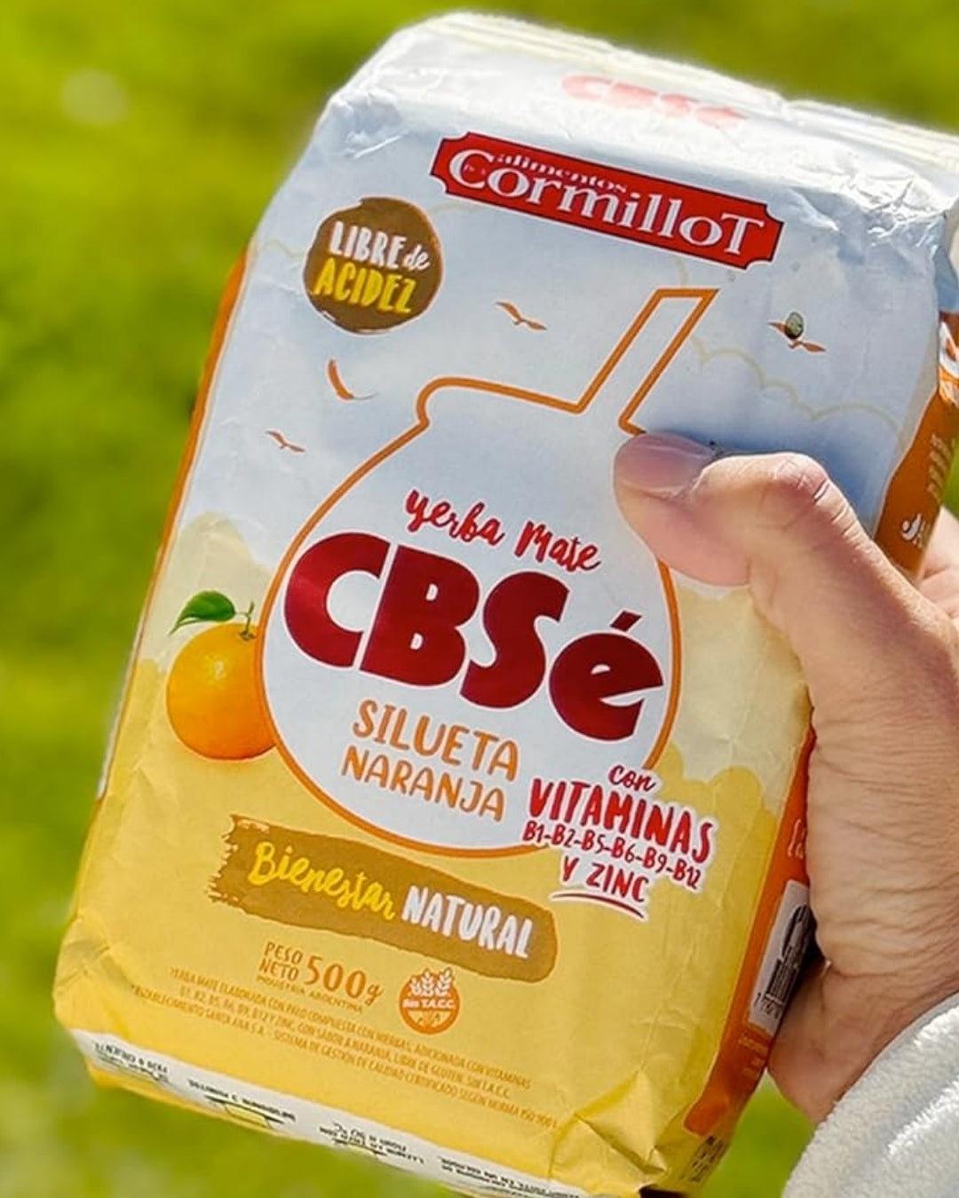 Yerba Mate Cbsé Silueta Naranja 500grs - Cosas Nuestras