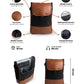 Bolso Matero Café Claro Premium | Impermeable y Térmico | Eco Cuero Resistente