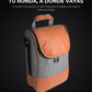 Bolso Matero Gris Premium | Impermeable y Térmico | Eco Cuero Resistente
