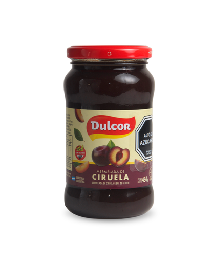Mermelada de Ciruela en frasco Dulcor 454 gramos