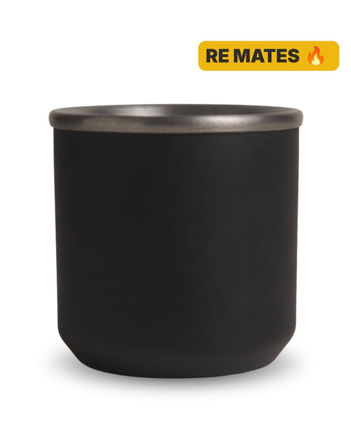 Mate Terraza negro, foto principal sobre fondo blanco