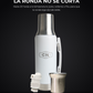 Termo Mate System blanco de 1,2 L: escena de estudio con fondo oscuro