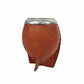 Mate Calabaza torpedo Forrado Cuero