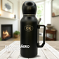 Termo Mate Todo en Uno Negro 1.3 L – Acero Inoxidable