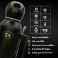 Termo Mate Todo en Uno Negro 1.3 L – Acero Inoxidable