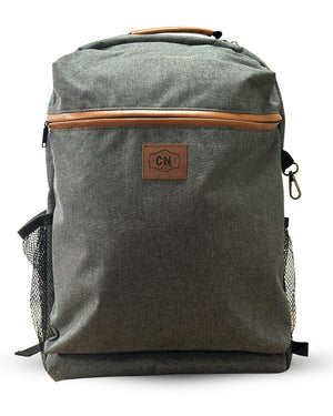 Mochila Matera | Premium Gris | Térmica, Acolchada y Súper Versátil