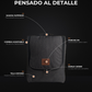 Bolso Matero Gris OSCURO Premium | Impermeable y Térmico | Tela Oxford Resistente