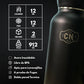 Termo Mate Todo en Uno Negro 1.3 L – Acero Inoxidable