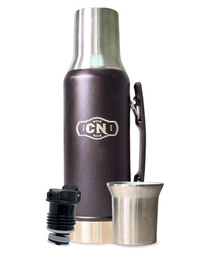 Termo Mate System Negro 1.2 L – Acero inoxidable